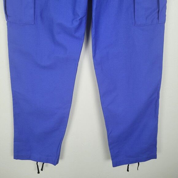 Rag & Bone Sands Cotton Twill Cargo Pants High Waist Bright Blue Size 8 NWT - Picture 7 of 13